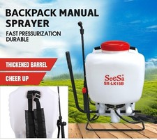FIVO 4 Gallon Pump Pressure Backpack Sprayer with 4 Nozzles for Lawn & Garden picture