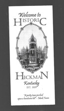 Circa 2010 Hickman Kentucky Visitor Guide / Travel Brocure picture