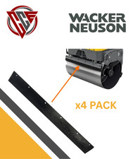 4PK Wacker OEM Vibratory Roller RD11A, RD12, RD16 Scraper Bar Set picture
