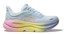 HOKA Women's Bondi 9 Running Shoes Glimmering Blue/Overcast Freeship picture