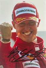 *** MICHAEL SCHUMACHER - FERRARI/FERRARI - SIGNED - F1 *** 6x4 photo picture