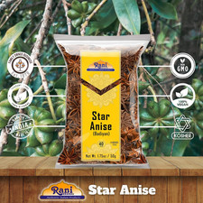 Rani Star Anise Seeds, Whole Pods (Badian Khatai) Spice 1.75Oz (50G)~ All Nat... picture