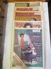 Rolling Stone Magazine Lot of 5 Issues from 1976 Issues 221 222 223 224 225 picture
