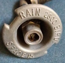 Single Vintage Rainbird Brass Pop Up Sprinkler Head 2800 Space 15 picture