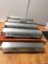 Postwar Lionel Lines Streamline Passenger Car Set 2530 2531 2532 2533 2534 m23 picture