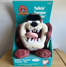 Looney Tunes Talking Tongue Twistin' Taz Plush Toy picture