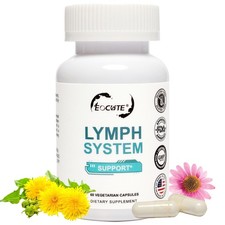 Lymphatic Drainage Supplement, 7-in-1 Lymph System Support 60 Capsules NEW USA picture