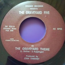 The Graveyard Five Garage Punk Vinyl Record Psychedelic picture