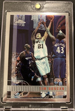 1997-98 Topps Chrome Tim Duncan #115 Rookie RC San Antonio Spurs picture