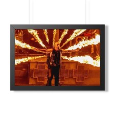 Rammstein 'Flames' Framed Pictures/Posters - German Metal Music, Live, Concerts picture