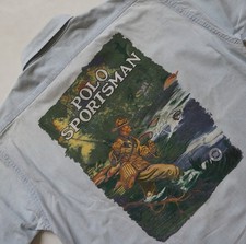 Vintage 80s Polo Sportsman Ralph Lauren Chambray Shirt XL Made In USA picture