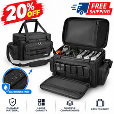 Tactical Gun Range Bag for 4 Pistols & Ammo, Handgun Carry Case with Magazine Ho picture