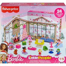 ~ Fisher-Price Little People Barbie Advent Calendar Playset ~ picture