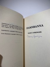 #Signed  Nancy Springer | Damnbanna | First limited edition hardbound. picture