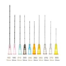 Micro Cannula with Puncture,Blunt Tip for Filler-18g/22g/23g/25g/27g/30g 25/50mm picture