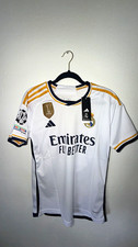 adidas Real Madrid Rodrygo #11 Soccer Jersey White/Gold/Navy Unisex S picture