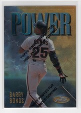 Barry Bonds 1997 Topps Finest Gold Power Rare Parallel with Coating #175 #P29 picture