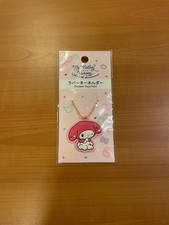 Cute Sanrio My Melody mini keychain in pastel pink. Pocket-sized design picture