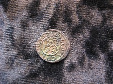 tiny old world coin SWEDEN Livonia Riga 1 solidus KM21 1634-1654 (368) picture