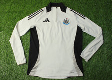 NEWCASTLE UNITED 2024-2025 FOOTBALL SOCCER ZIP SWEATSHIRT TRAINING ADIDAS SIZE L picture