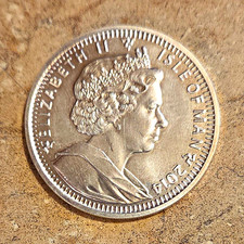 Pobjoy Mint 2014 Isle of Man Silver Angel 1 oz .999 Silver Business Strike picture