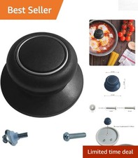 Versatile Round Pot Lid Knob - Heat Resistant, Includes Screws & Gaskets, 1 Pack picture