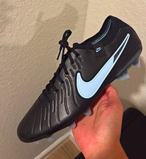 Nike Tiempo Legend 10 Elite FG Men's Soccer Cleats Black/White New w/Box picture