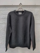 New COS Men's Boiled Wool Crew Neck Sweater Sz L picture
