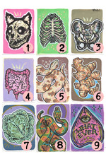 ACEO Prints | Choose 1, 3, or 5 | PRINTS of spines.and.stitches Art Cards picture