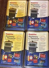 X4 Franklin Merriam-Webster's Electronic Dictionary & Thesaurus MWX-1470 NEW picture