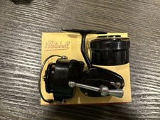 Garcia Mitchell 300 Vintage Spinning Fishing Reel with Box Made in France picture