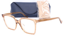NEW LOEWE LW 50034U 045 OVERSIZED CRYSTAL PEACH AUTHENTIC EYEGLASSES FRAME 55-19 picture