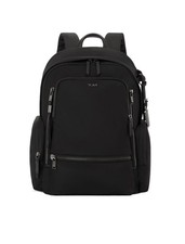 AUTHENTIC TUMI VOYAGEUR CELINA 16.0” NYLON LAPTOP BACKPACK - BLACK W/ GUNMETAL picture