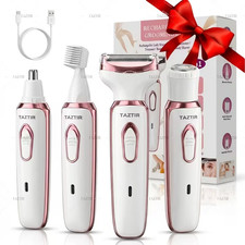 Electric Razor for Women, 4-in-1 Rechargeable Grooming Kit picture