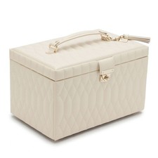 WOLF Caroline Large Jewelry Case- Ivory picture