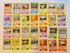 32 Card Pokemon Gym Heroes Lot WOTC 2000 Lt Surge Pikachu Mistys Starmie picture