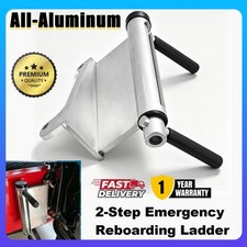 All-Aluminum 2-Step Emergency Reboarding Ladder Twist Step Boat Ladder for Jack picture