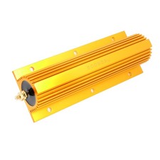 Gold Tone 5 Ohm 500W Resistance 5% Aluminum Shell Wire Wound Resistor picture