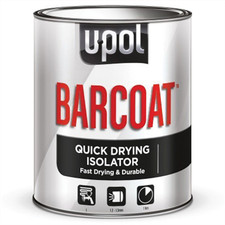  U Pol Products Barcoat UP0720 Quick Drying Isolator, 1 L Tin, Yellow, 1 hr Curi picture