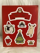 RARE Christmas Jellycat Diner FAO Schwartz Stickers Sheet NEW picture