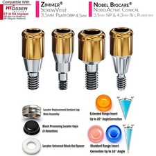 US Dental Locator Overdenture Abutment & Accessories Compatible Multiple Implant picture