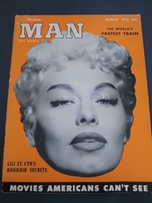 1955 August Modern Man Magazine Lili St. Cyr Boudoir (MH78) picture