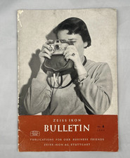 Rare Vintage 1952 Zeiss Ikon Bulletin No. 4 – Camera History Photokina Movikon 8 picture
