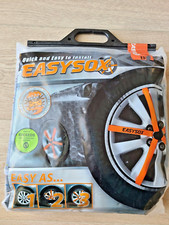 Easysox ES75 Tire Socks (pack of  2) Traction Device/ Snow Ice Chain Alternative picture