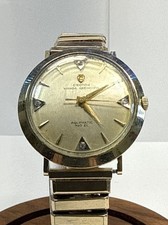 VTG Croton Nivada Grenchen 360EL AQUAMATIC Watch, GF Running Diamond Dial picture