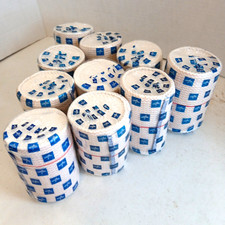 Medline Elastic Bandage Roll Lot of 10 Beige/Blue Compression First Aid Wrap picture