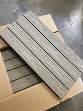 9 Pcs Naturale wood 1 ft. x 2 ft. Quick Deck Outdoor Composite Deck plastic Tile picture