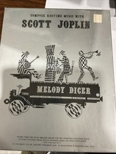 Scott Joplin Melody Dicer Vtg Ragtime Composing Dice Game Ragtime Music 1974 USA picture