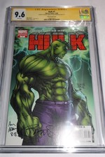 Signature Series CGC 9.6 Hulk 7 Signed 2x Adam Steigerwald Turner Cover Variant picture