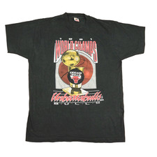 Vintage 1991 Chicago Bulls World Champs T Shirt XL Unbeatabulls Single Stitch picture